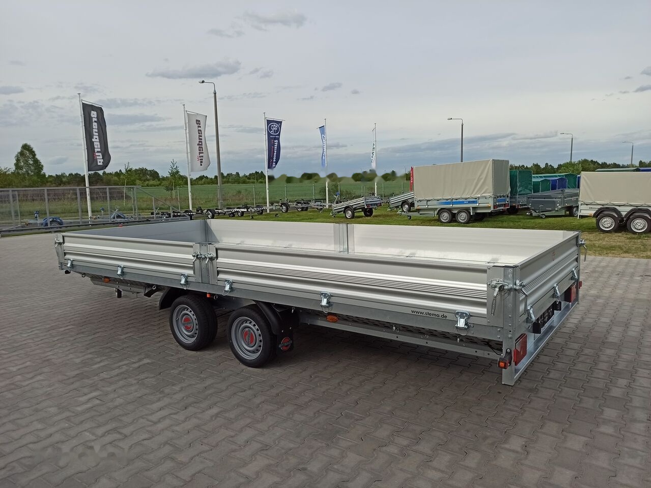 Stema SHP O2 35-52-22.2 przyczepa skrzyniowa 5x2m otwierane burty - Прицеп бортовой/ Платформа: фото 5 Stema SHP O2 35-52-22.2 przyczepa skrzyniowa 5x2m otwierane burty - Прицеп бортовой/ Платформа: фото 5