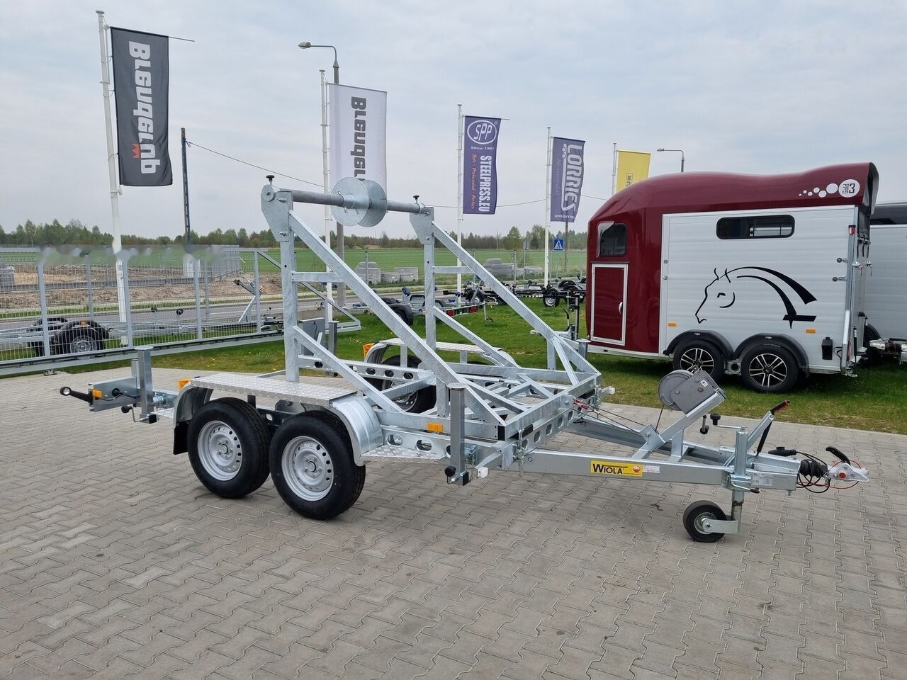 Wiola 2T-H2 przyczepa kablowa / cable trailer 2.7T GVW - Кабельный транспортер: фото 1
