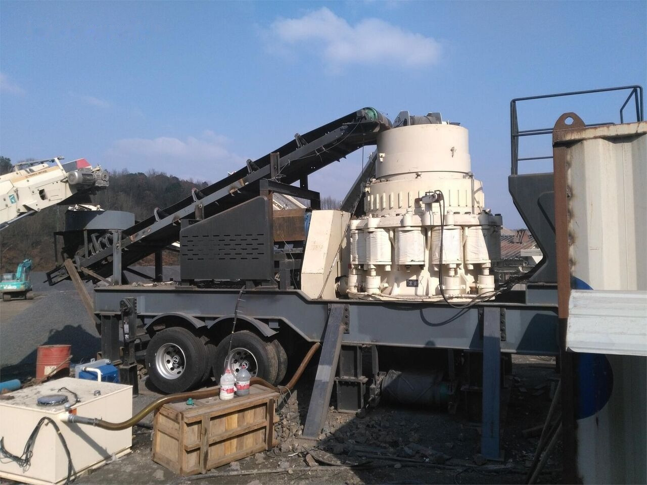 Kinglink Portable Cone Crusher Plant KLF1380 | 200TPH | Granite - Конусная дробилка: фото 1