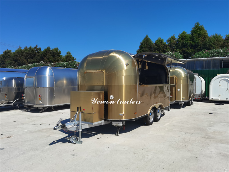 YOWON mobile fast food vending trailer factory price catering truck - Торговый прицеп: фото 1