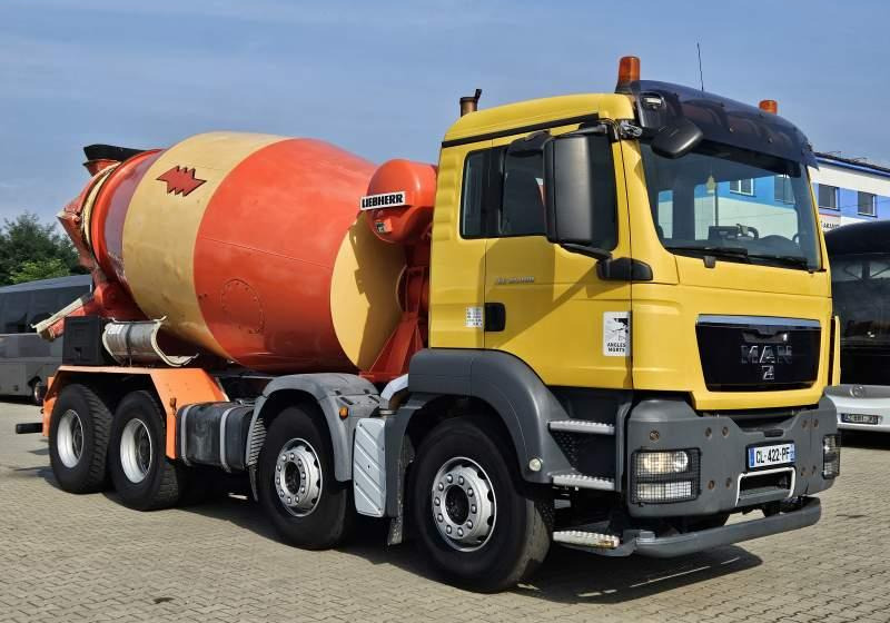 MAN TGS 32.400/ LIEBHERR 9 M / MANUAL / EEV - Автобетоносмеситель: фото 1 MAN TGS 32.400/ LIEBHERR 9 M / MANUAL / EEV - Автобетоносмеситель: фото 1
