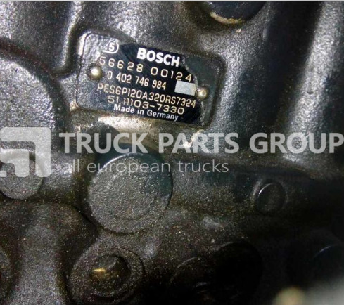 BOSCH MAN fuel pump, 0402746984, D0826LFL03, 162 KW (220PS) EURO2, 511 fuel pump - Топливный насос для Грузовиков: фото 1