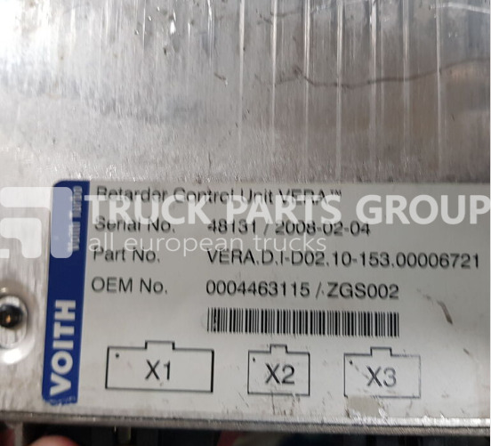 MERCEDES-BENZ EURO3, EURO4, EURO5 RET electronics VOITH retarder contro control unit - Блок управления для Автобусов: фото 1 MERCEDES-BENZ EURO3, EURO4, EURO5 RET electronics VOITH retarder contro control unit - Блок управления для Автобусов: фото 1