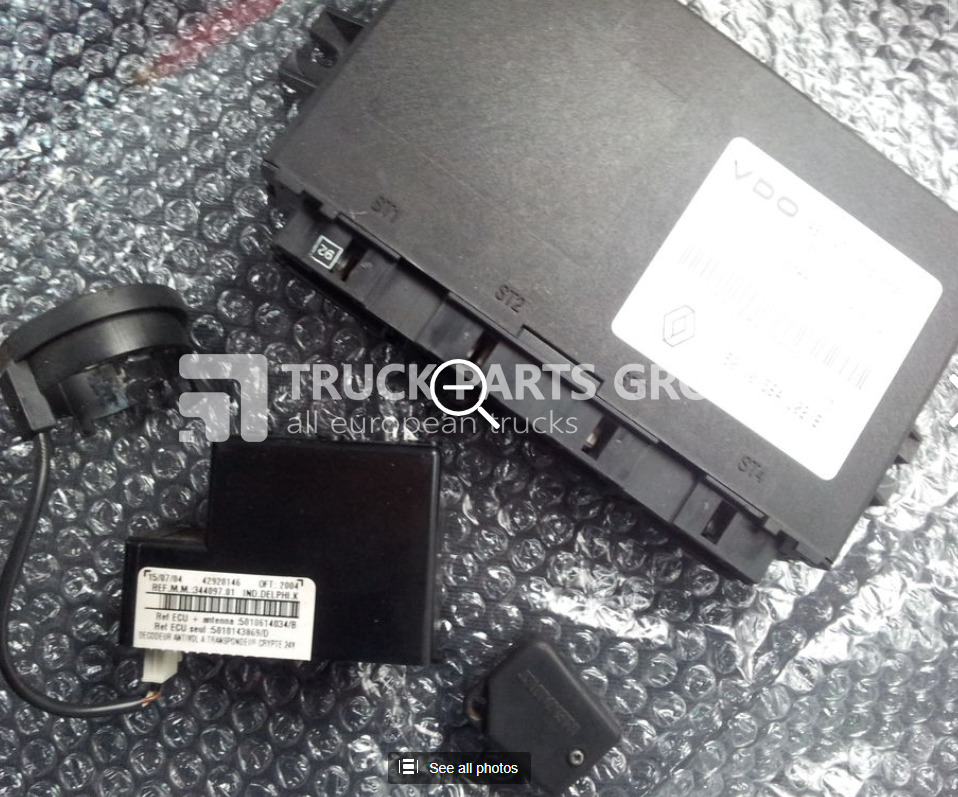 RENAULT Premium DCI 420 Ignition set, ECU + VECU + CHIP+ transponder 501 control unit - Блок управления для Грузовиков: фото 1