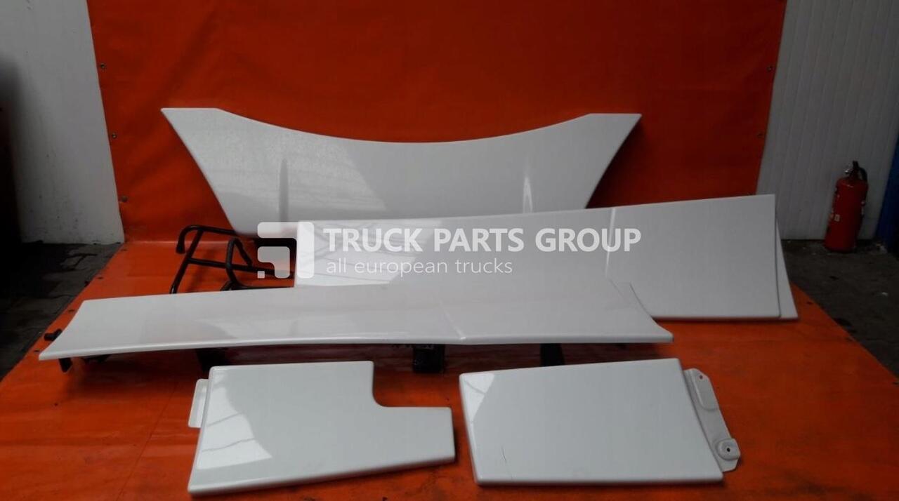 VOLVO FH4 EURO6, EURO 6 emission GLOBETROTTER, GLOBETROTTER XL cab spoilers, air deflector, deflectors, left + right, side, roof spoiler, 82211388, 82342792, 82209668, 82211388, 82282286, 82282400, 82 - Аэродинамика/ Спойлеры для Грузовиков: фото 1