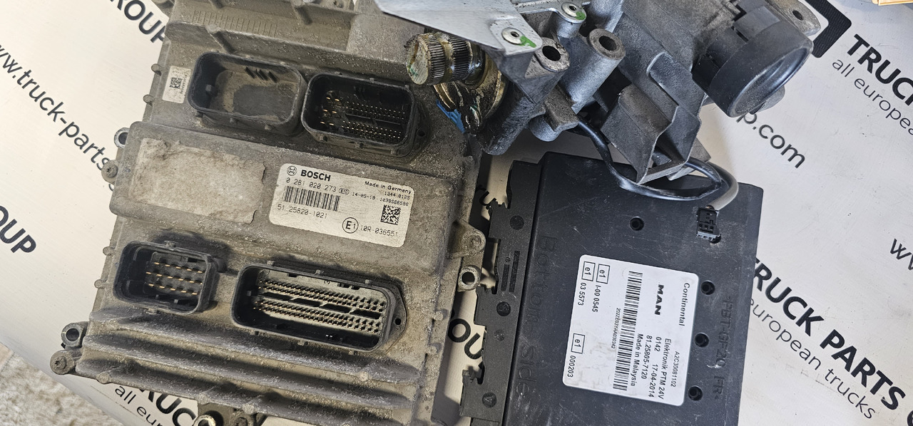 MAN MAN TGX, TGS EURO6 ignition set, D2066, D2676, FULL SET, ECU + PTM+ chip key 0281020273, 81258057120, 81258057121, 81258057111, 81258057112, 81258057119, 81258057120, 81258057121, 81258057117, 8125805 - Запчасти: фото 1