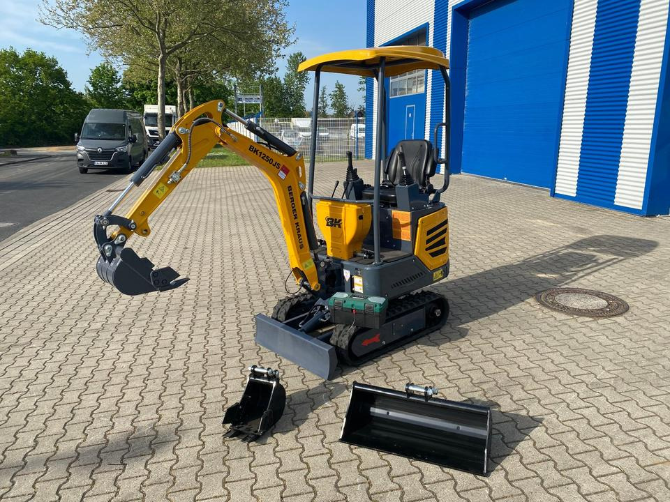 Minibagger BK1250JS + Schaufelpaket *INKL.19% MWST*KUBOTA*BERGER KRAUS*JOYSTICK*SOFORT!* - Мини-экскаватор: фото 1