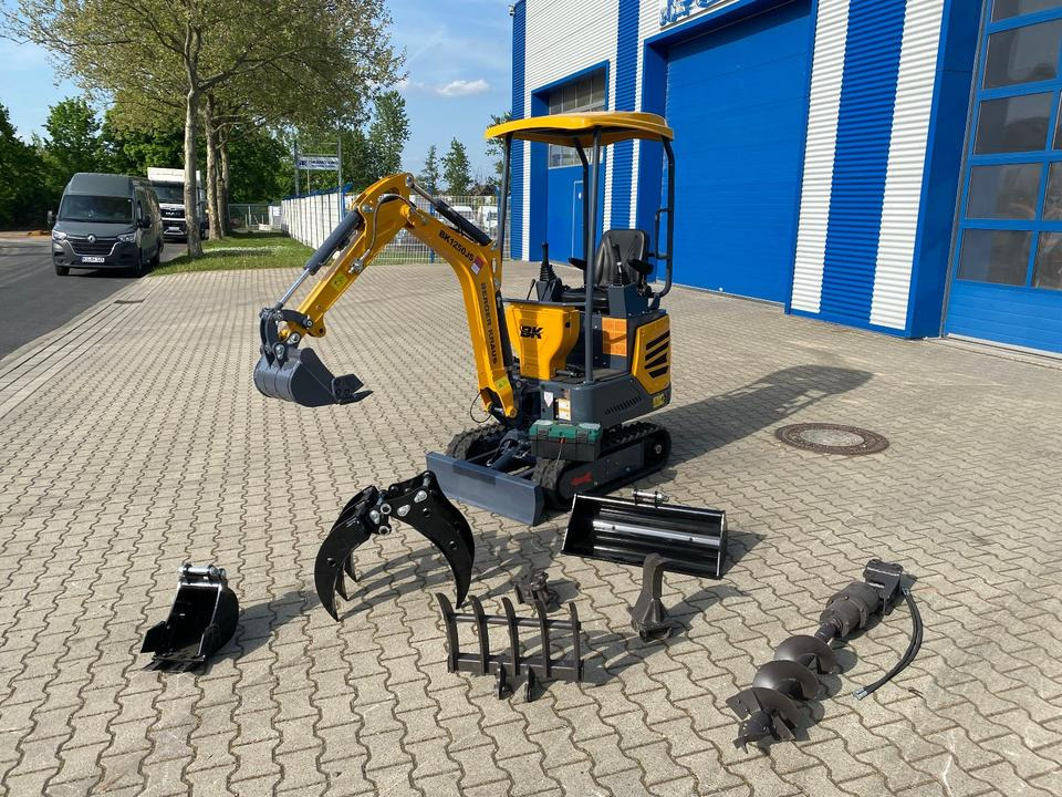 Minibagger BK1250JS + Zubehör *INKL.19% MWST*KUBOTA*BERGER KRAUS*JOYSTICK*SOFORT!* - Мини-экскаватор: фото 1