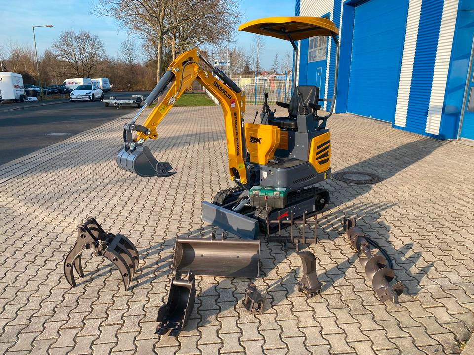 Minibagger BK950JS + Zubehör *INKL.19% MWST*BERGER KRAUS*JOYSTICK*SOFORT!* - Мини-экскаватор: фото 1