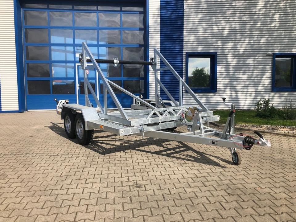 Vermietung / Kabelanhänger 3000KG / Nutzlast 2322KG / Kabeltrommel-Anhänger / Glasfaser/ 1 Monat - Прицеп: фото 1