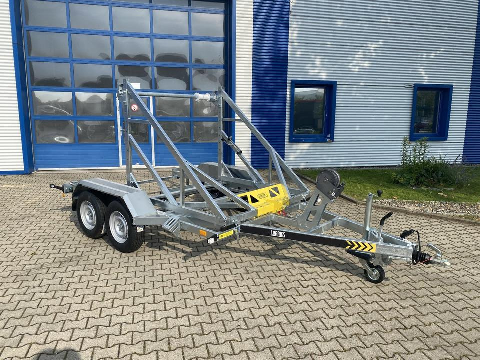 Vermietung / Kabelanhänger 3500KG / Nutzlast 2825KG / Kabeltrommel-Anhänger / Glasfaser/ 3 Tage - Кабельный транспортер: фото 1 Vermietung / Kabelanhänger 3500KG / Nutzlast 2825KG / Kabeltrommel-Anhänger / Glasfaser/ 3 Tage - Кабельный транспортер: фото 1