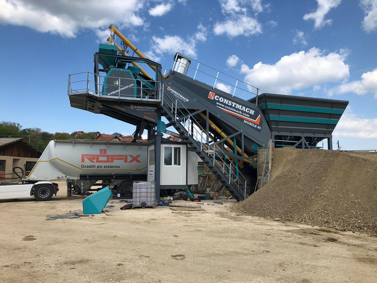 Constmach 60 m³/h Portable Concrete Batching Plant - Строительная техника: фото 1 Constmach 60 m³/h Portable Concrete Batching Plant - Строительная техника: фото 1