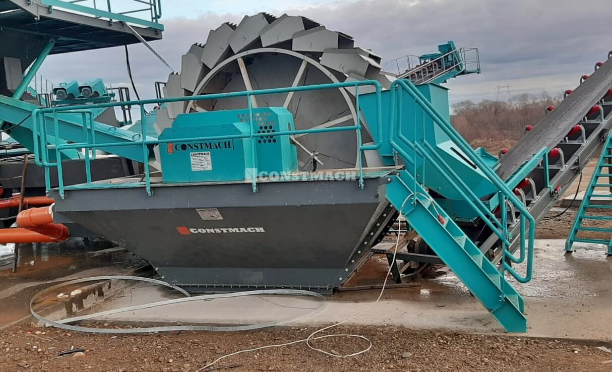 Constmach Wheeled Bucket Sand Washing Machine - Строительная техника: фото 1