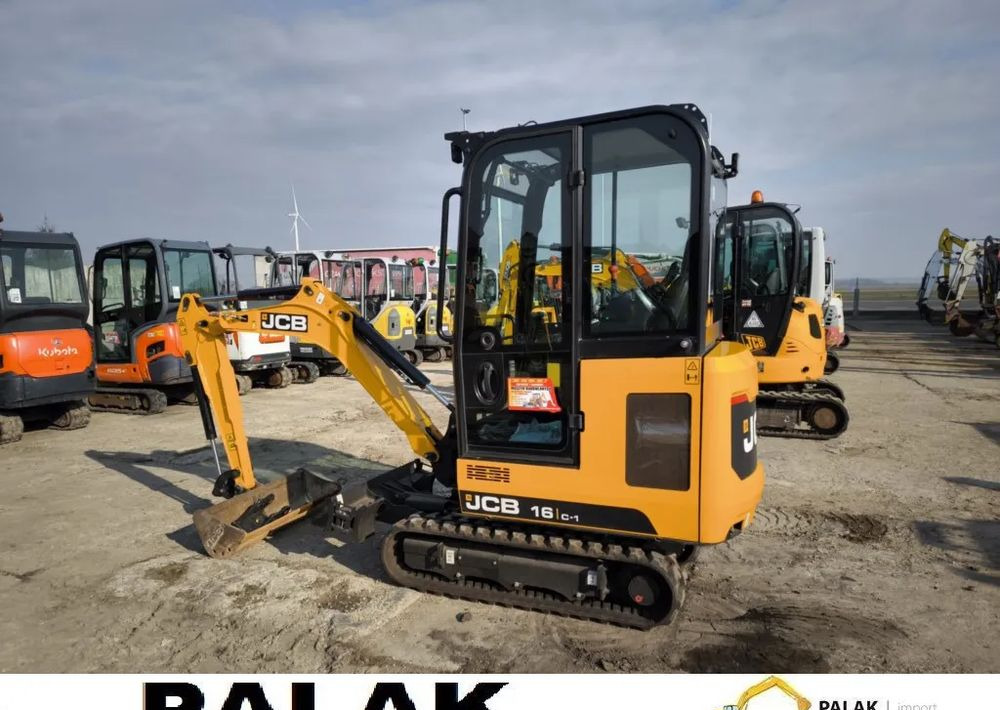 JCB Mini koparka  JCB  16 C -1  , 2023rok FABRYCZNIE NOWA - Мини-экскаватор: фото 1