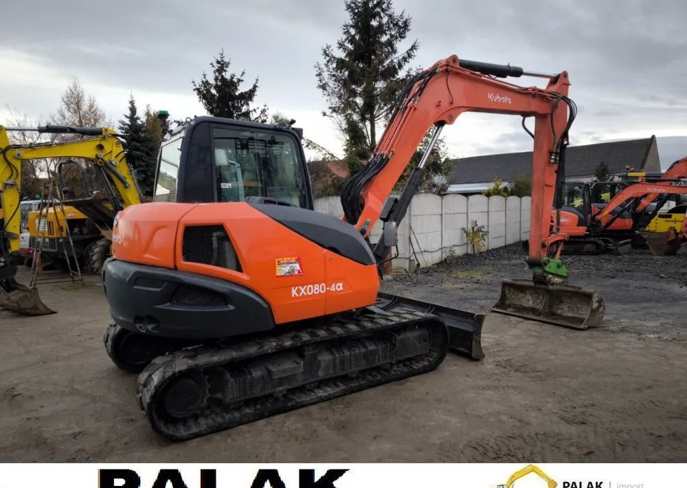 Kubota Mini koparka  KUBOTA  KX080 -4  ,2018 rok - Гусеничный экскаватор: фото 1