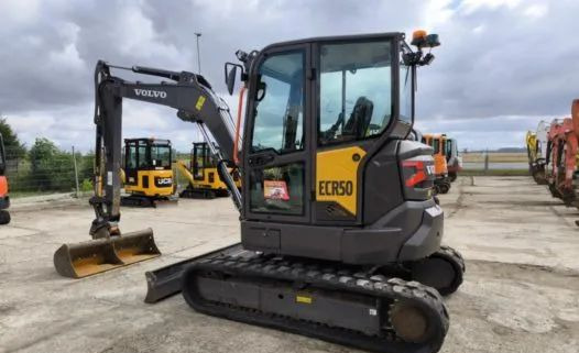 Volvo Mini koparka VOLVO ECR 50  , 2022  rok , MAŁY PRZEBIEG ! - Гусеничный экскаватор: фото 1