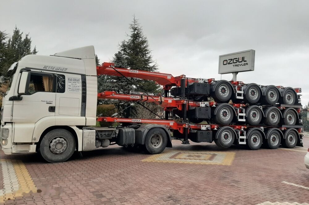 Özgül 4 AXLE HIGH CUBE CONTAINER CARRIER - Полуприцеп-контейнеровоз/ Сменный кузов: фото 1 Özgül 4 AXLE HIGH CUBE CONTAINER CARRIER - Полуприцеп-контейнеровоз/ Сменный кузов: фото 1