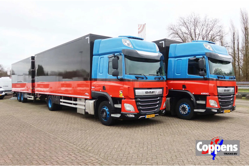 DAF CF 400 Bakwagen+Trailer Dhollandia 2.000 kg. Netto prijs 44.850,-- euro. - Грузовик с закрытым кузовом: фото 1 DAF CF 400 Bakwagen+Trailer Dhollandia 2.000 kg. Netto prijs 44.850,-- euro. - Грузовик с закрытым кузовом: фото 1