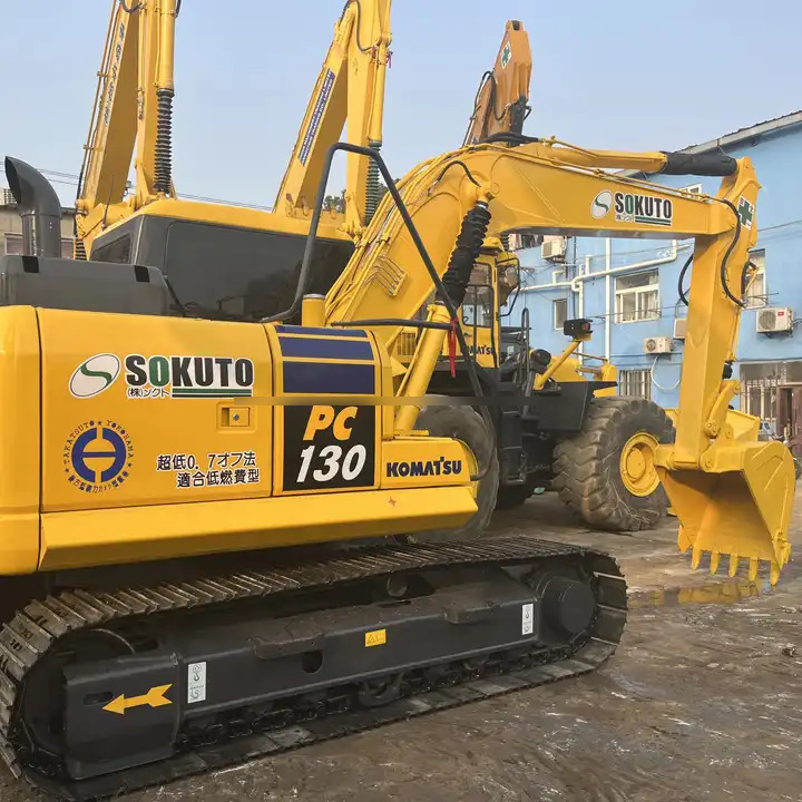 Original Made In Japan Less Hour 13 Ton 20 Ton Earth Moving Machinery Crawler Used Komatsu Pc130 Excavator For Sale - Гусеничный экскаватор: фото 1