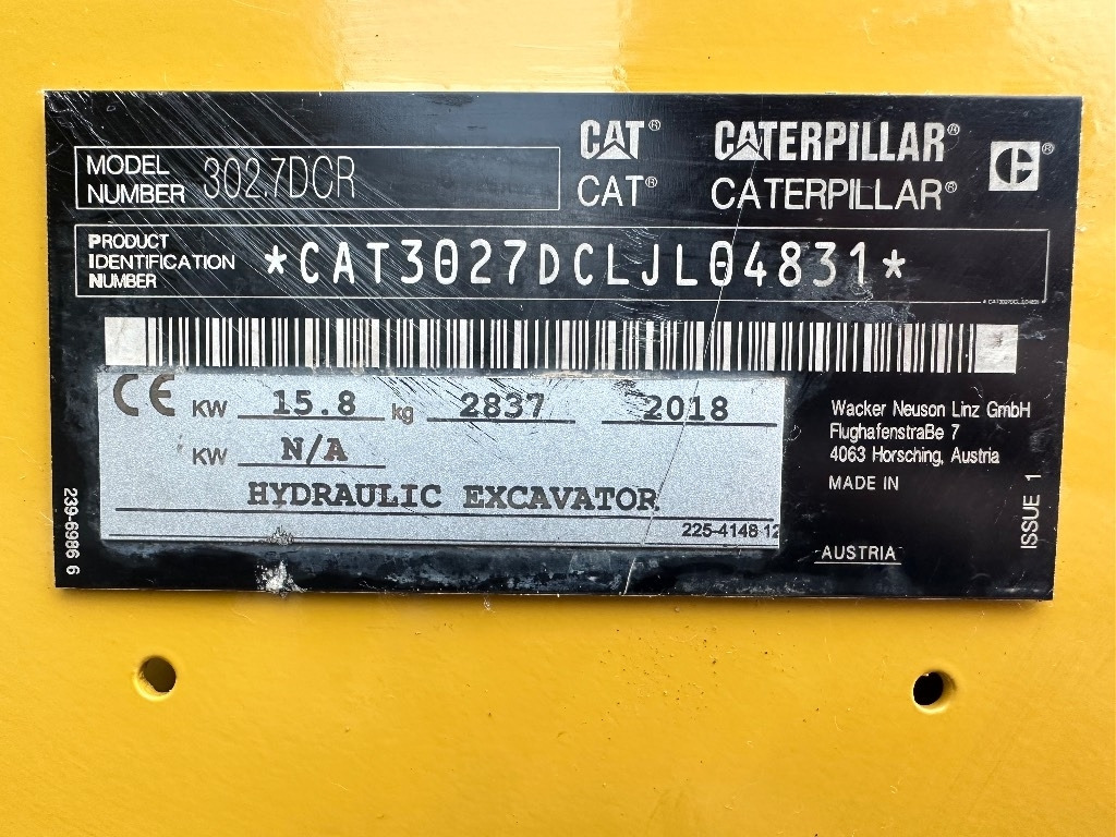 CAT 302.7D CR  в лизинг CAT 302.7D CR: фото 24