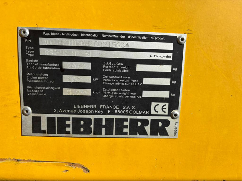 Liebherr R 924 C HD S L CW30 NL machine! TOP! в лизинг Liebherr R 924 C HD S L CW30 NL machine! TOP!: фото 20