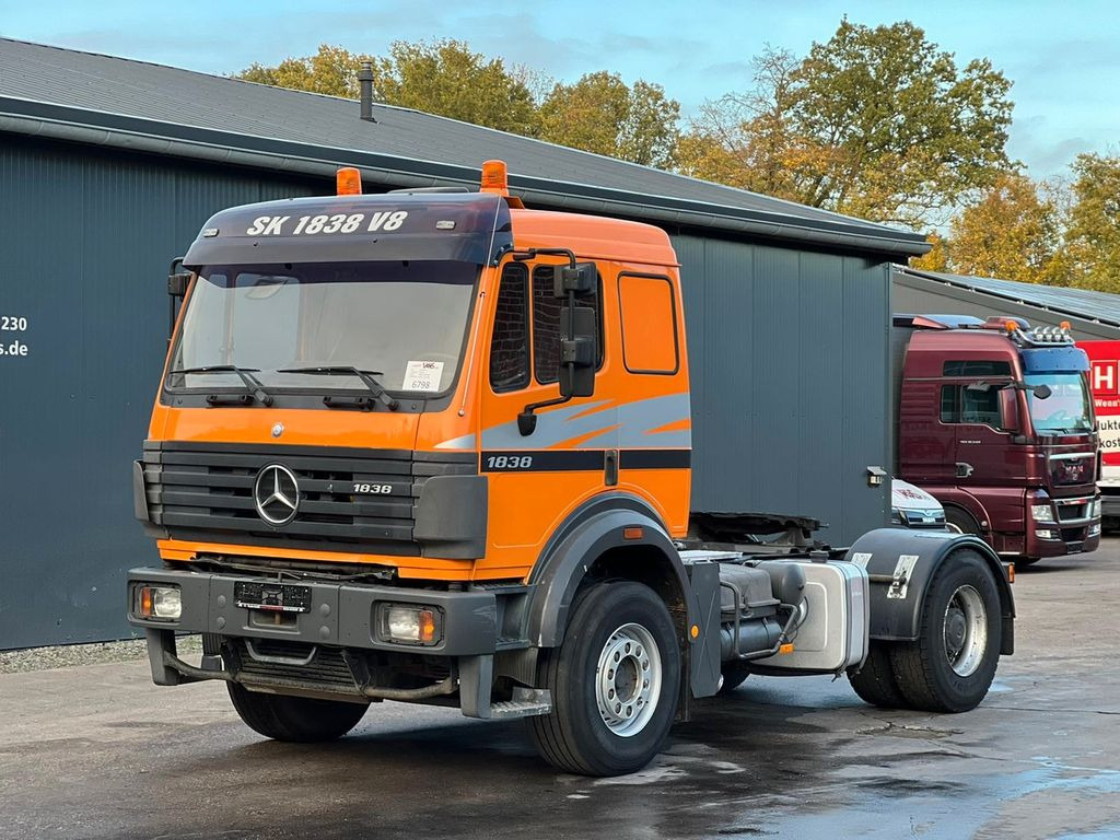 Тягач Mercedes-Benz SK 1838 LS V8 Blatt/Luft mit Hydraulik: фото 1