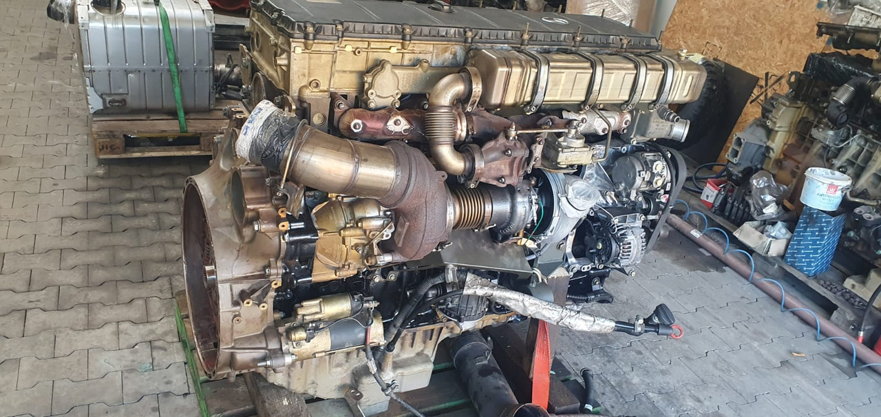 MERCEDES-BENZ Silnik OM473 Actros Antos Arocs mp4mp5 Shortblok Longblok Głowica 2013 2014 2015 2016 2017 2018 2019 2020 2021 2022 2023 euro6 Wał korbowy CLASS Setra - Двигатель для Грузовиков: фото 1