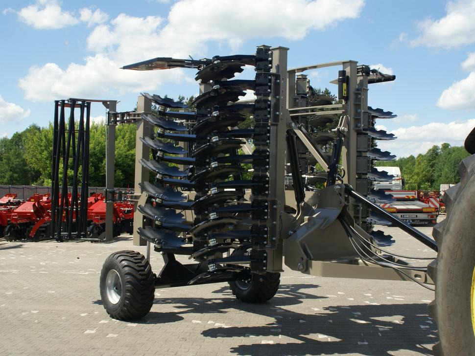 ROLEX Hydraulische Scheibenegge / Hydraulic discs harrow / Dechaumeur à disques / Erpice a dischi / Гидравлическая дисковая борона / Brona talerzowa hydraulicznie składana ciężka 4 m - Дисковая борона: фото 1