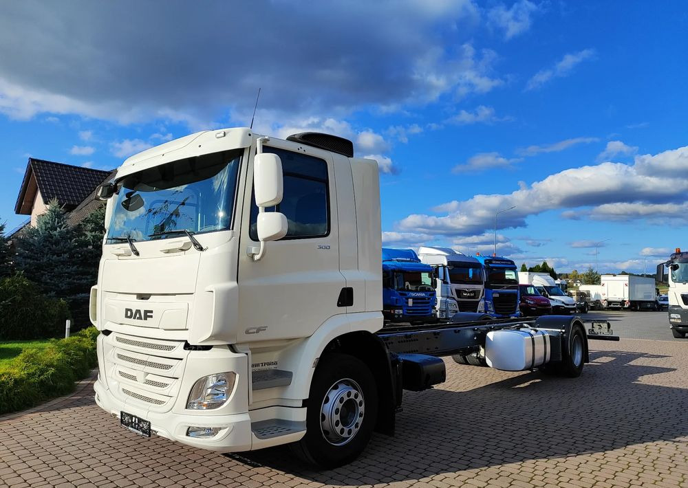 DAF CF 300 4X2 18T EURO 6 SILNIK 11L RAMA DO ZABUDOWY 176 TYS KM - Грузовик-шасси: фото 1