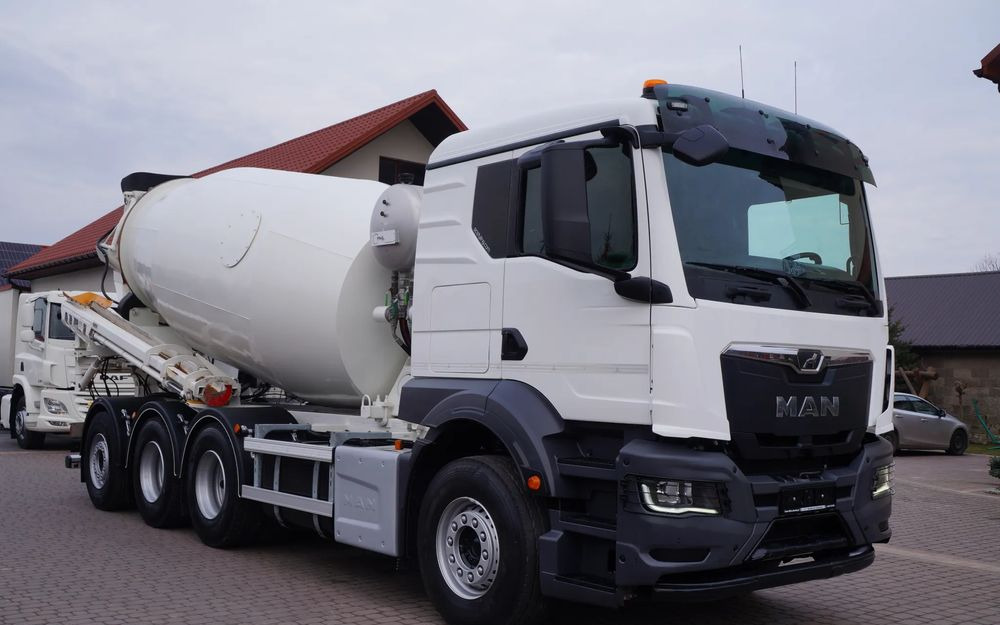 MAN TGS 35.470 BETONOMIESZARKA 8X4 TRIDEM HYDRAULICZNA RYNNA 10 m - Автобетоносмеситель: фото 1