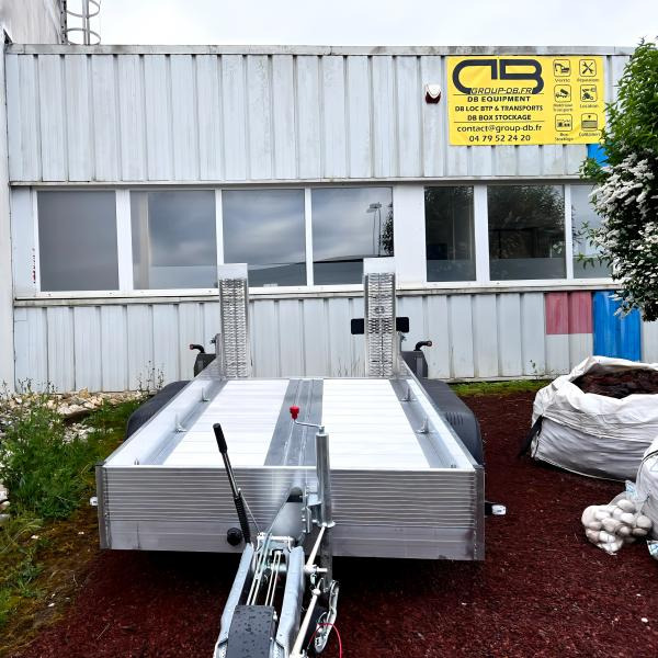 DEFINITIVE CLM Remorque porte engin aluminium 3T5 FLY35 - Прицеп для спецтехники: фото 1 DEFINITIVE CLM Remorque porte engin aluminium 3T5 FLY35 - Прицеп для спецтехники: фото 1
