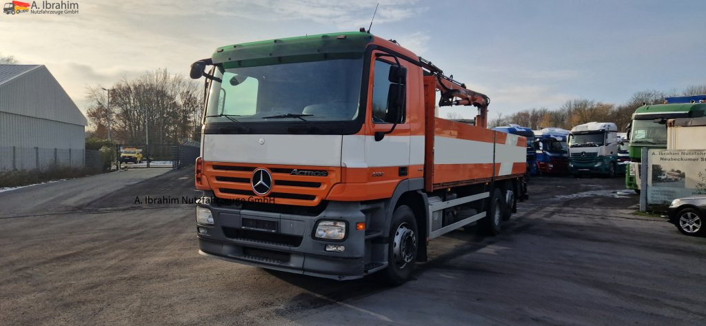 Mercedes-Benz 2532 Baustoff Kran Terex 105 mit Funk FB Lenk- Liftachse - Автоманипулятор, Грузовик бортовой/ Платформа: фото 1 Mercedes-Benz 2532 Baustoff Kran Terex 105 mit Funk FB Lenk- Liftachse - Автоманипулятор, Грузовик бортовой/ Платформа: фото 1