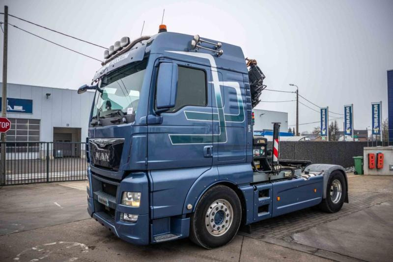 MAN TGX 18.480 XLX+GRUE/CRANE/KRAAN HIAB 12T/M/4xHydr. - Тягач: фото 1 MAN TGX 18.480 XLX+GRUE/CRANE/KRAAN HIAB 12T/M/4xHydr. - Тягач: фото 1