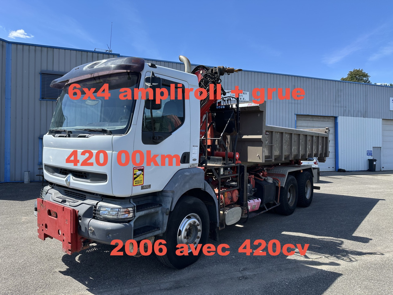 RENAULT KERAX 420DCI - Крюковой мультилифт, Автоманипулятор: фото 1 RENAULT KERAX 420DCI - Крюковой мультилифт, Автоманипулятор: фото 1