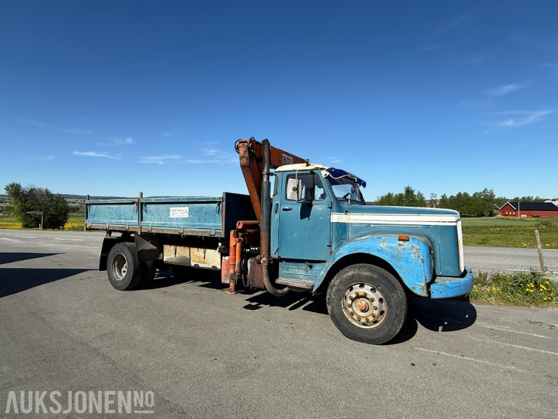 1976 Scania L81S46 Med tipp og Atlas 8 meter kran - 139996 km - Автоманипулятор: фото 5 1976 Scania L81S46 Med tipp og Atlas 8 meter kran - 139996 km - Автоманипулятор: фото 5