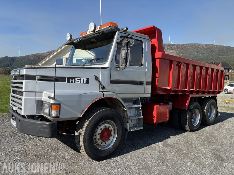 1984 Scania T112H 6X2 LC38, Veteran snutebil med tipp - Самосвал: фото 1 1984 Scania T112H 6X2 LC38, Veteran snutebil med tipp - Самосвал: фото 1