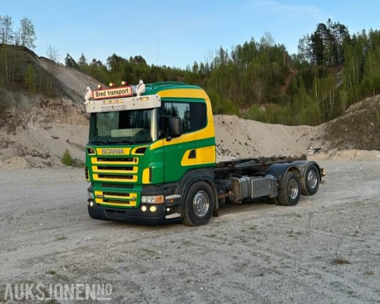 2005 Scania R-serie R580 Palfinger krok Helluft Reparasjonsobjekt - Крюковой мультилифт: фото 1 2005 Scania R-serie R580 Palfinger krok Helluft Reparasjonsobjekt - Крюковой мультилифт: фото 1