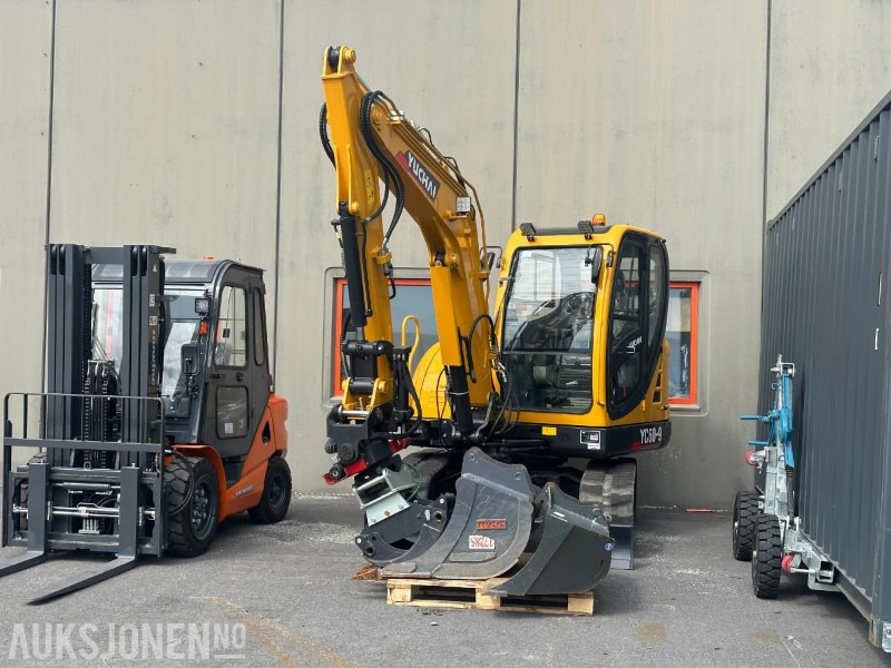 2023 Yuchai YC60-9 6 tonns graver - tiltrotator, graveskuff, pusseskuff og klype. 20 TIMER! - Мини-экскаватор: фото 1 2023 Yuchai YC60-9 6 tonns graver - tiltrotator, graveskuff, pusseskuff og klype. 20 TIMER! - Мини-экскаватор: фото 1