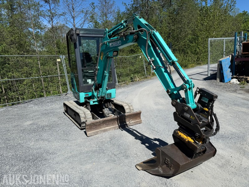 Kobelco SK22 minigraver, Engcon Tiltrotator, pigghammer, 2 skuffer, lys - Экскаватор: фото 3 Kobelco SK22 minigraver, Engcon Tiltrotator, pigghammer, 2 skuffer, lys - Экскаватор: фото 3