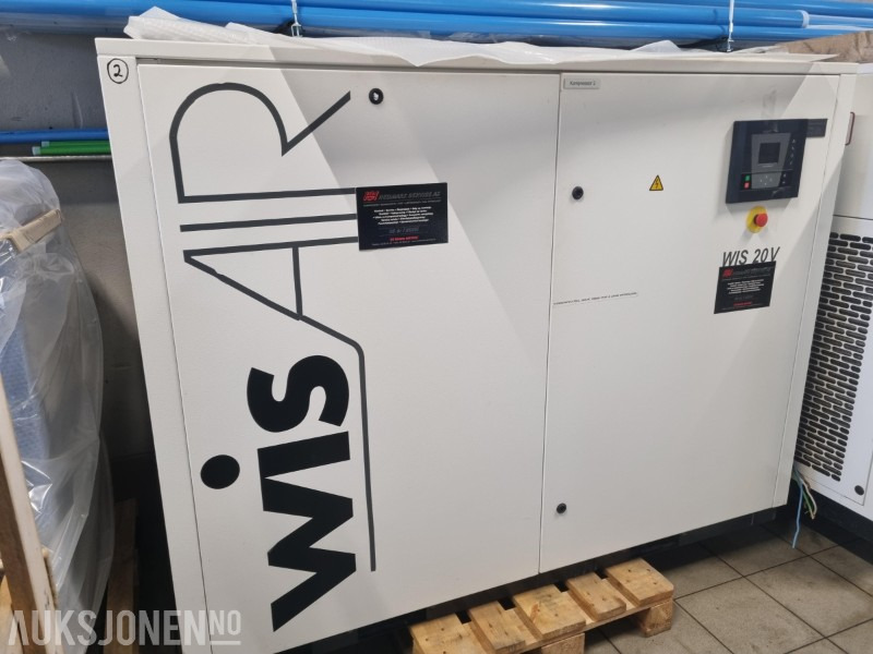 2016 Kompressor WIS 20V vannsmurt/frekvent styrt oljefri trykk luft - Промышленное оборудование: фото 1 2016 Kompressor WIS 20V vannsmurt/frekvent styrt oljefri trykk luft - Промышленное оборудование: фото 1