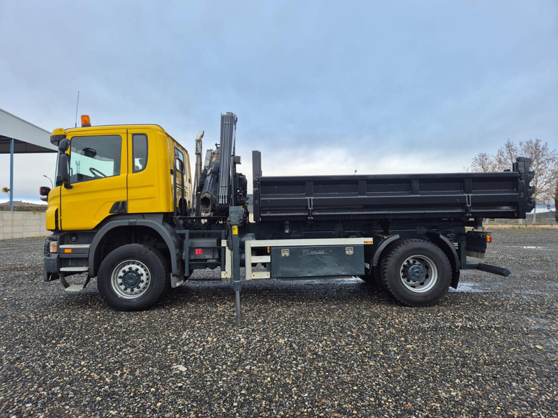 Scania P340 4x4 **2 units low km*, tipper with Fassi - Самосвал, Автоманипулятор: фото 1 Scania P340 4x4 **2 units low km*, tipper with Fassi - Самосвал, Автоманипулятор: фото 1