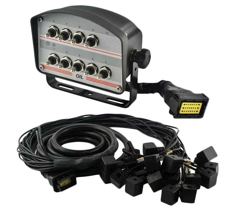 Control Panel OLI for Hydraulic Valve 12V, 9 Switches ON/OFF MF, CASE, Caterpillar, Komatsu, Volvo, JCB, Liebherr, Hyundai, Bobcat, Kawasaki, John Deere - Сельскохозяйственная техника: фото 1