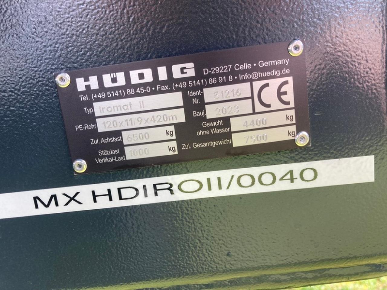 Hüdig IROMAT II TD - Техника для полива и орошения: фото 3 Hüdig IROMAT II TD - Техника для полива и орошения: фото 3