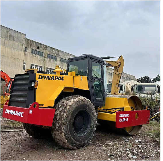 Used Road Roller Dynapac CA251D Compactor Dynapac 12t 14t soil compactor diesel roller - Каток: фото 1 Used Road Roller Dynapac CA251D Compactor Dynapac 12t 14t soil compactor diesel roller - Каток: фото 1