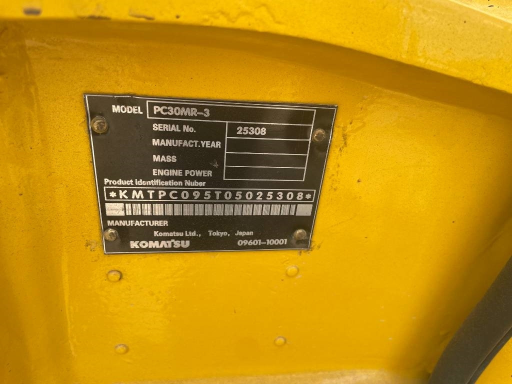 Komatsu PC 30 - Мини-экскаватор: фото 3 Komatsu PC 30 - Мини-экскаватор: фото 3