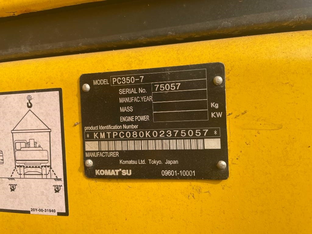 Komatsu PC 350 - Гусеничный экскаватор: фото 4 Komatsu PC 350 - Гусеничный экскаватор: фото 4