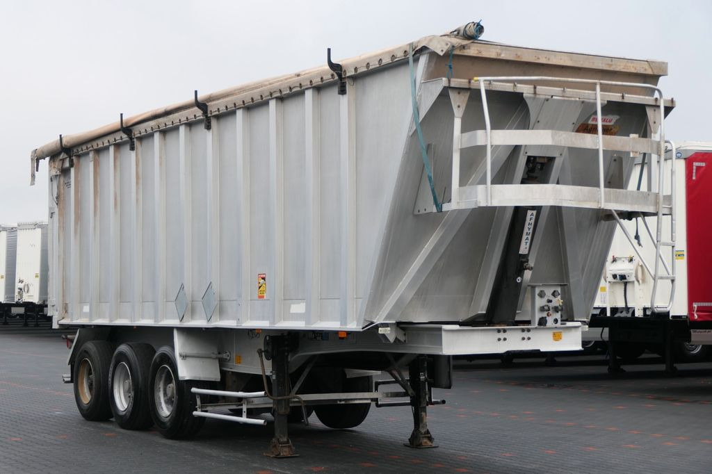 Тентованный полуприцеп Benalu BENALU / WYWROTKA - 47 M3 / ALUMINIOWA / KLAPO-D: фото 1