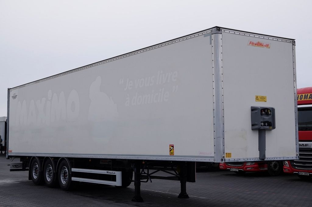 Frühauf KONTENER / KOFFER / OŚ PODNOSZONA / ALUMINIOWA P  - Полуприцеп-рефрижератор: фото 1