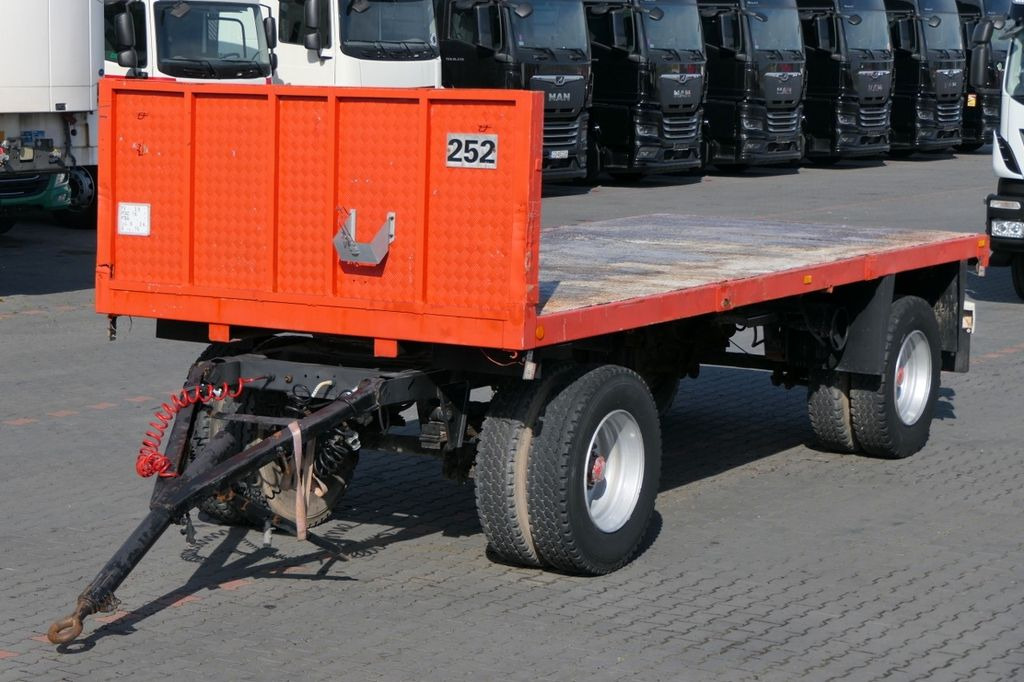 Hüffermann CODER / PRZYCZEPA DO BUDOWLANKI / Długość : 6 M - Прицеп бортовой/ Платформа: фото 1 Hüffermann CODER / PRZYCZEPA DO BUDOWLANKI / Długość : 6 M - Прицеп бортовой/ Платформа: фото 1