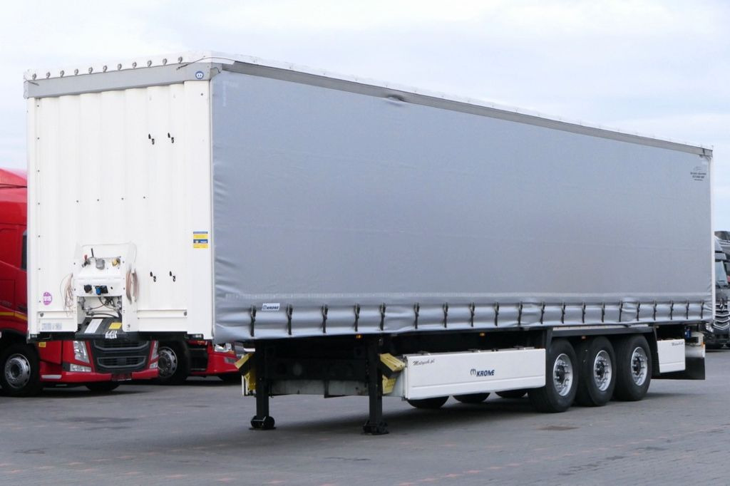 Krone CURTAINSIDER/PALLET BOX/LIFTED AXLE/2018 YEAR - Тентованный полуприцеп: фото 1 Krone CURTAINSIDER/PALLET BOX/LIFTED AXLE/2018 YEAR - Тентованный полуприцеп: фото 1